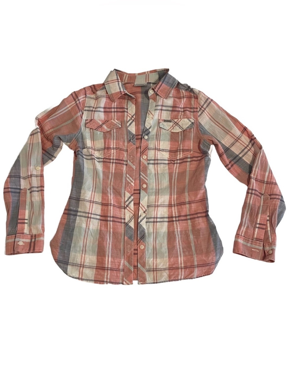 Columbia Plaid Button Up Shirt XS